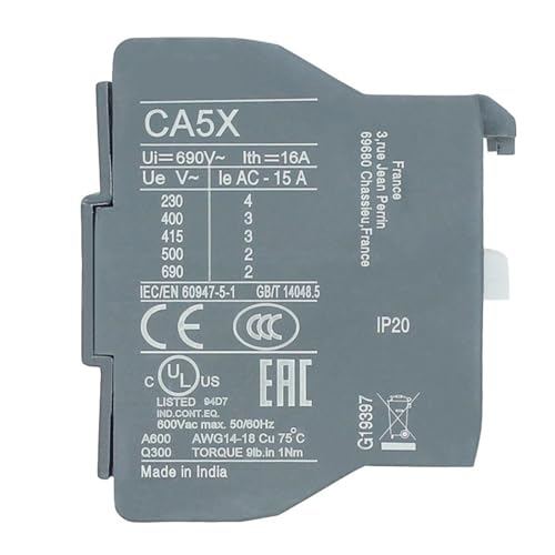 Blocs de contacts CA5-31E pour étendre vos circuits électriques
