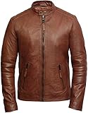 ➤ echtes Leder - Diese Biker-Lederjacke ist aus hochwertigem echtem Leder gefertigt - schön Soft-Touch & geschmeidig.