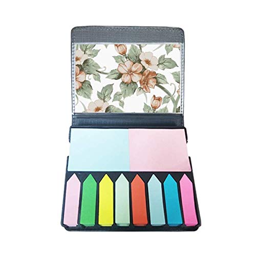 Boîte à marque-page en rotin tressé main à motif fleurs pour rangement élégant