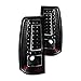 Xtune ALT-ON-CS99-G2-LED-BK Tail Light (Chevy Silverado 1500/2500/3500 99-02 / GMC Sierra 1500/2500/3500 99-03 Version 2 LED s - Black)