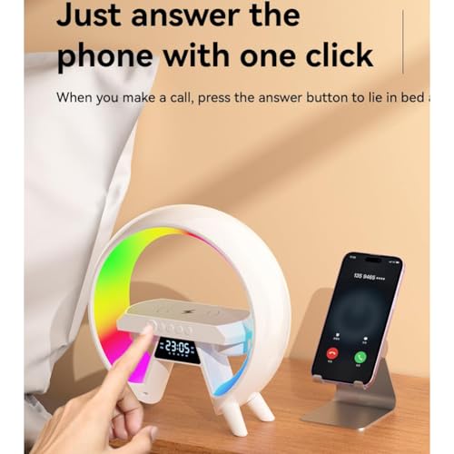 Luz de despertador RGB para mejorar el sueño y cargar el móvil 5