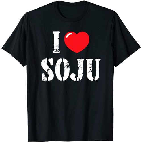 DHPSHOP I Love Soju for Soju Lover T-Shirt, Long Sleeve Shirt, Sweatshirt, Hoodie