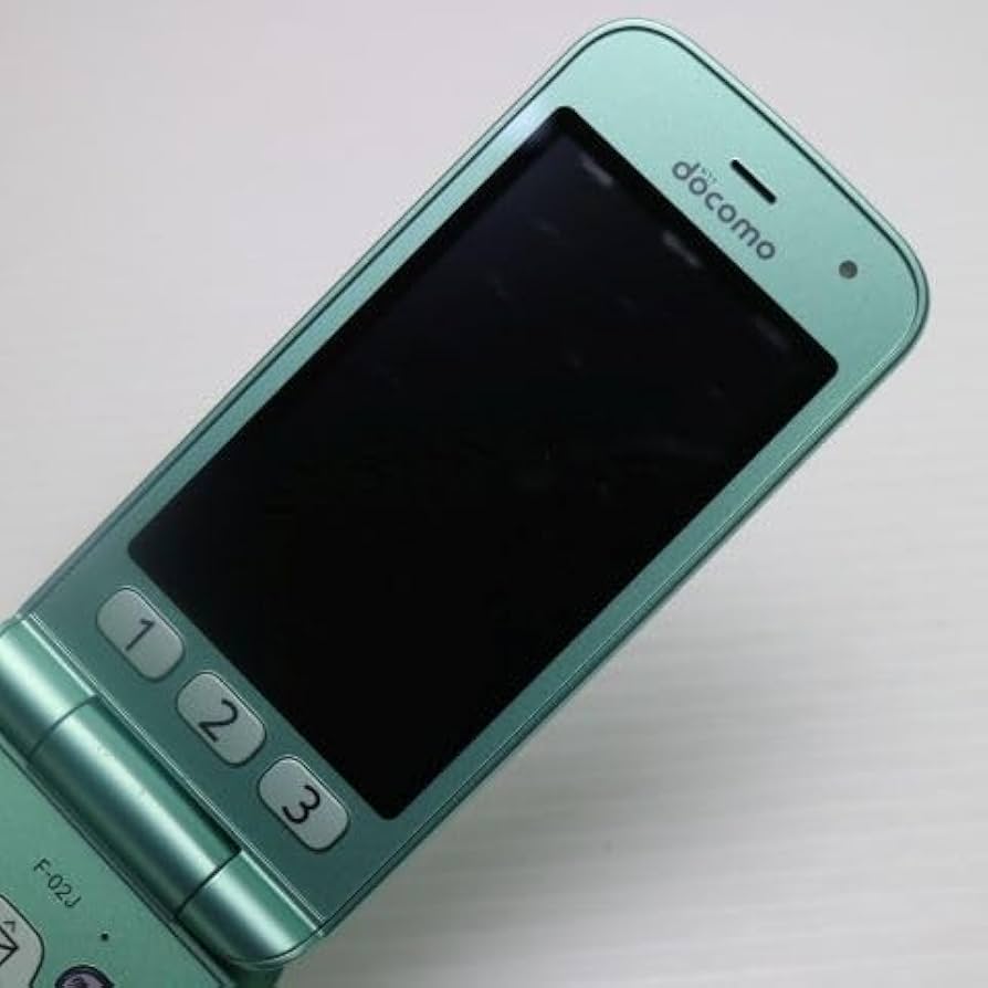 Amazon | FUJITSU ドコモ らくらくホン F-02J ミントグリーン | 富士通