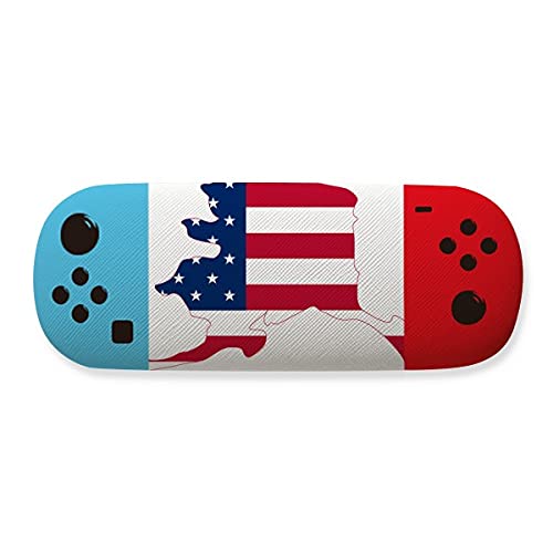 Étui de rangement pour lunettes drapeau américain parfait pour vos voyages et sorties