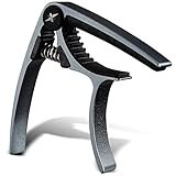 GUITARX X1 - The Original Guitar Capo for Acoustic and Electric Guitars, Ukulele, Banjo and Mandolin, Metal Blue