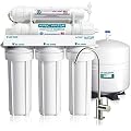 APEC Water Systems Essence ROES-UV75 Top Tier Violet Sterilizer 75 GPD 6 Stage Ultra Safe Reverse Osmosis Drinking Water Filter System, Plastic UV Housing, White