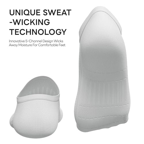 No Show Socks Women, 8 Pairs Low Cut Ankle Anti-slid Athletic Casual Invisible Liner Running Socks2