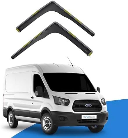 VW Transporter T5 T5.1 T6 Wind Deflectors (2003-2021) – 2pc Set, Tinted, Easy Fit 9 thumbnail image