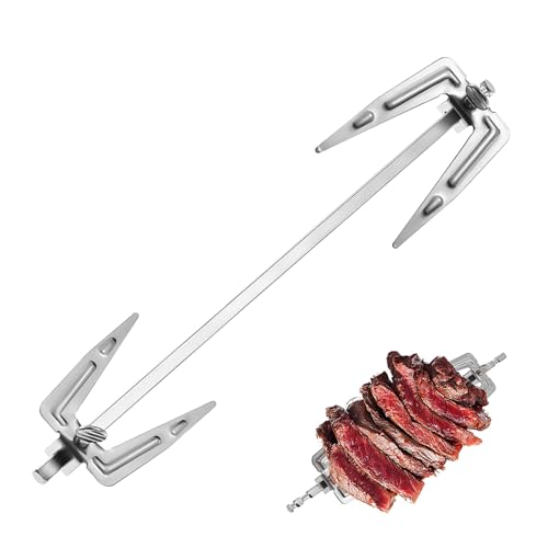 TOYANDONA Tenedor para Freidora de Aire Inoxidable Asador para Pollo y Carne Accesorio Durable para Bbq y Cocina