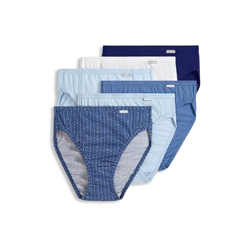 Image of Jockey Women's Underwear Plus Size 100% Cotton Elance French Cut - 6 Pack