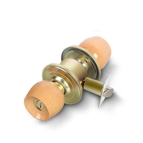 Juaksqzyi 70Mm Center Distance Door Levers Door Knob With Lock And Key Exterior And Interior Doors Lock Entry Door Handle For Bedroom And Bathroom Deadbolt Set(70Mm Center Distance)