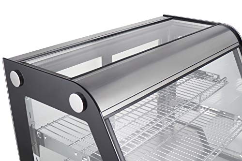 Koolmore - Cdc-4C-Bk 27" Commercial Countertop Refrigerator Display Case Merchandiser With Led Lighting - 4.6 Cu. Ft, Black And Stainless Steel (858154008300) #TOP7