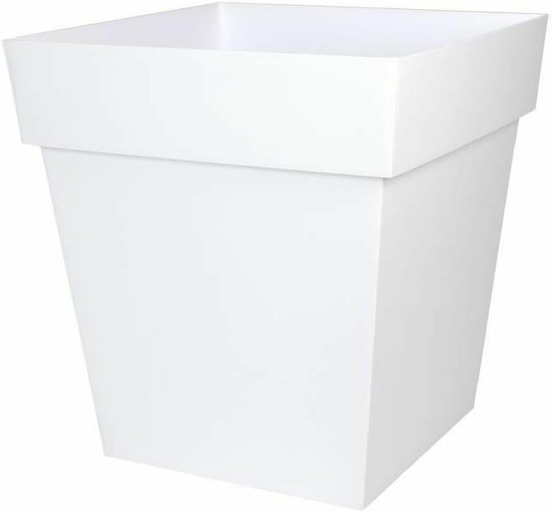 EDA Flower Pot, Charcoal, Hauteur 52,5 cm
