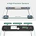 BEAUTURAL Digital Bathroom Scale for Body Weight, LCD Display, 400lb, 4 AAA Batteries and Tape Measure Included,Tempered Glass