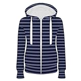 Cihdmfb Sudaderas Vestido De Mujer Chaqueta de otoño para Mujer, Sudadera con Bolsillo de tamaño, Ropa Informal con cordón, Chaqueta Deportiva con Cremallera, Top con Sudaderas Capucha Y (AA-Blue, S)