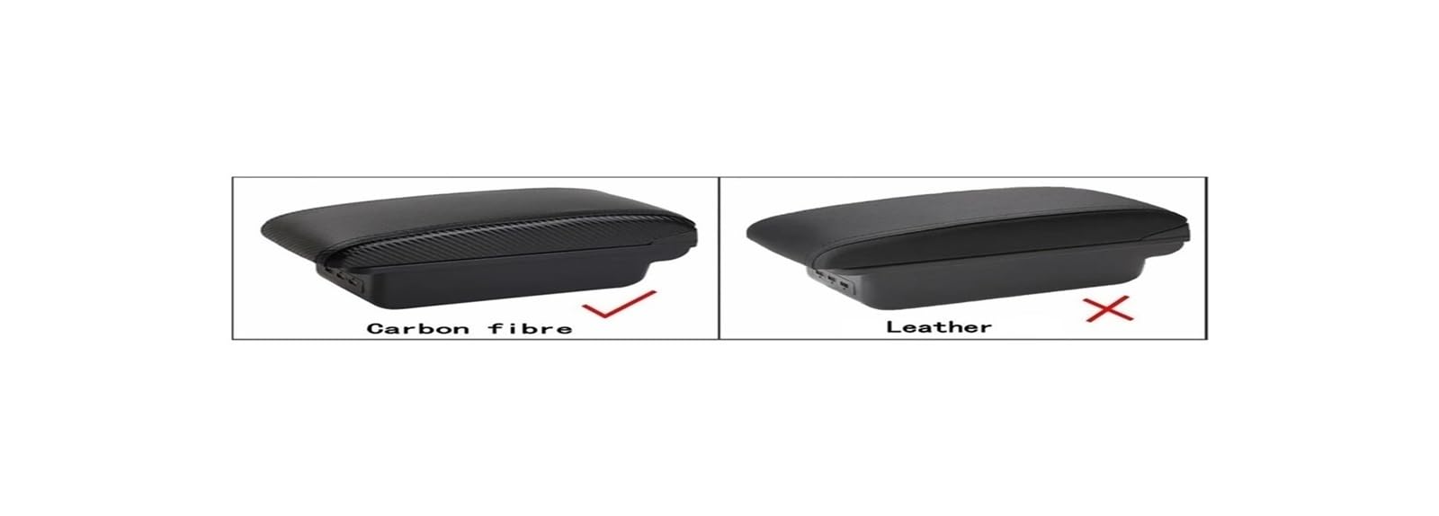 Copertura Bracciolo Auto Per Prius C Aqua Scatola Portaoggetti Bracciolo Per Auto Custodia Per Console Centrale Supporto Per Gomito Conducente(A-no Usb-black Line)