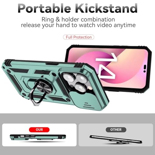 Coque iPhone 14 Pro antichoc avec béquille et support auto - 4