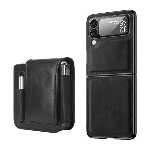 Étui Galaxy Z Flip 3 antichoc en cuir résolvant le manque de poches