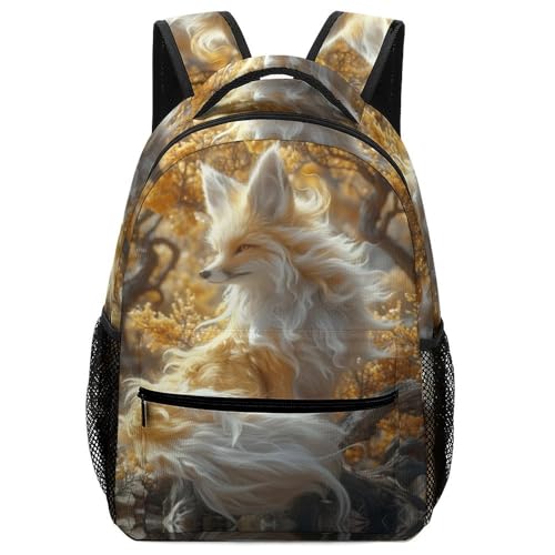 Sac à dos renard enfant avec bretelles ajustables et grand compartiment scolaire
