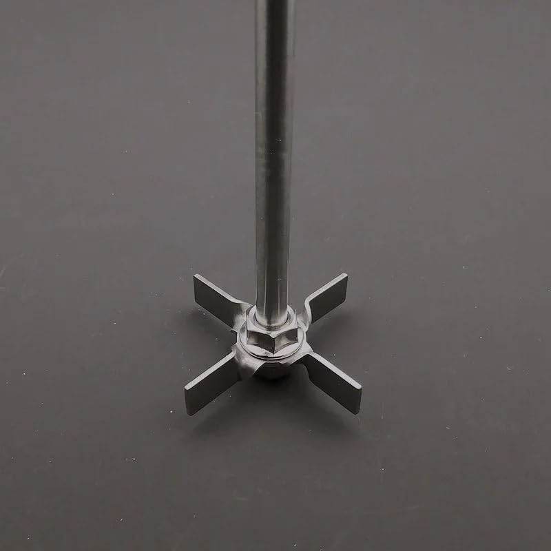 1pc 304 Stainless Steel Cross Centrifugal Mixing Blade - Four-Leaf Paddle for Laboratory Mixer Equipment(60mm Type-1)