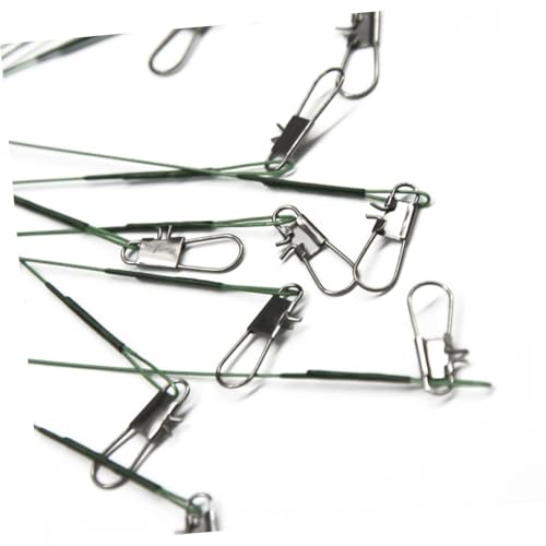 Toyvian Líder de Pesca Acero Inoxidable 20 cm miniatura 3