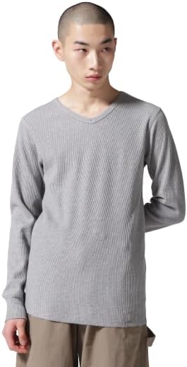 [アヴィレックス] 《DAILY》 L/S THERMAL V-NECK T-SHIRT/デイリー長袖 サーマル Vネック ティーシャツ メンズ 783-3930008
