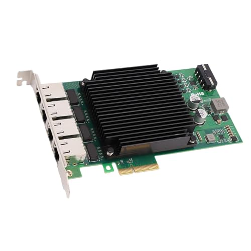 Carte PCIe PoE 4 Ports 2,5 G FILFEEL avec puce I226 et quadruple connecteur RJ45