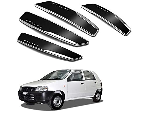 Auto E-Shopping Status Car Door Guard Edge Protector Black Color for Alto 800 Set of 4 Pieces