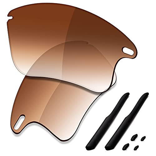 Image of SAUCER Premium Replacement Lenses & Rubber Kits for Oakley Fast Jacket XL OO9156 | Fast Jacket XL Low Bridge Fit Sunglasses
