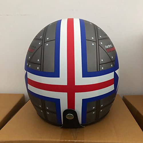 Casques motocross visage ouvert JATIBOSH certifié DOT ECE style rétro - 5