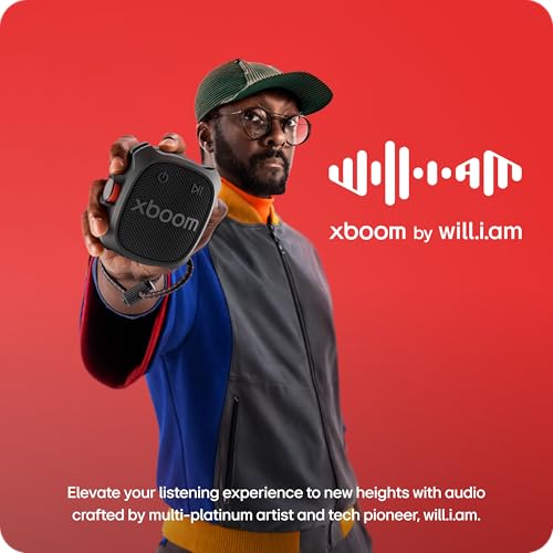 LG xboom Rock by will.i.am Portable Outdoor Bluetooth Speaker - Black - image 5