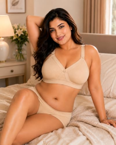 Image of SONA Women's Super Fit Cotton Full Coverage Non-Padded Non-Wired Everyday Bra - Full Support -(Pack of 1)