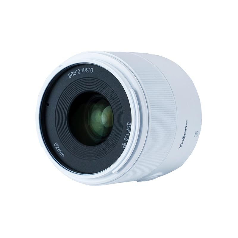 Objectif sans miroir 50F1.8S DA pour Sony E-Mount blanc polyvalent
