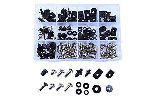Kit visserie carénages M5 M6 en aluminium anodisé pour l'élégance de votre YAMAHA FZ6