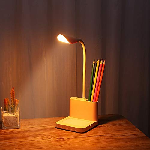 Lampa biurkowa Led ładowana na usb naciśnij lampa stołowa do nauki czytania książek praca w biurze dzieci lampka nocna różowa dioda LED;