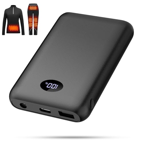 FERNIDA 10000mAh Battery Pack for 7.4V DC Heated Vest...