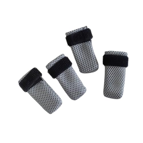 Cat Boots,Dog Boot for Injured Paw,Breathable Mesh Cat Claw Protectors Anti Scratch for Cutting Nails_XL(Gray)