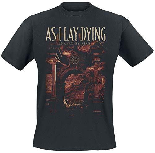 As I Lay Dying Shaped by Fire Camiseta Negro L