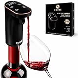 POURÉ Electric Liquor Dispenser with Wine Aerator - Adjustable Alcohol Output 1-999mL - Smart Whiskey Pourer...