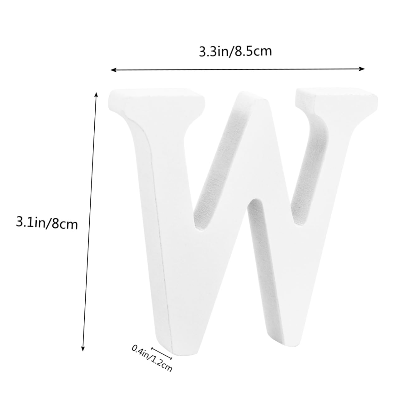 Cabilock 8cm Wooden Letter Decor Living Room Decorations Wedding Decor Letter Party Decorations