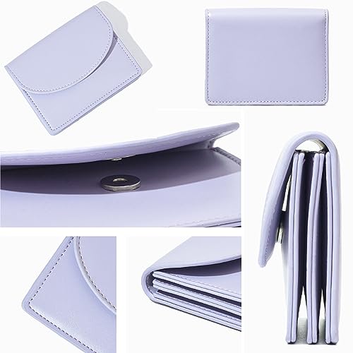 Amerixun Custom Logo Text Wallet, Personalized Small PU Leather Cash Pocket, Women Girl Card Holder Wallet (Flip)4