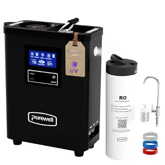 Purewell K8680 Portable Electric RO Water Filter System with UV Light
