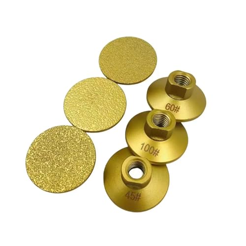 Meule assiette plate brasée M14 Grain 45 pour polissage de marbre et granit