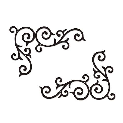 Metal Scroll Wall Decor Set of 4