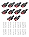 Produktbild QWORK 30A Batterie Schnellkupplung Stecker Powerpol-Steckverbinder (10 Paar Rot+Schwarz)