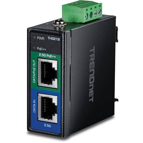 Injecteur PoE++ TI-IG219 boîtier IP50 robuste réseau 100m