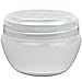 Beauticom 12 Pieces 20G/20ML White Frosted Container Jars with Inner Liner for Pills, Medication, Ointments and Other Beauty and Health Aids - BPA Free