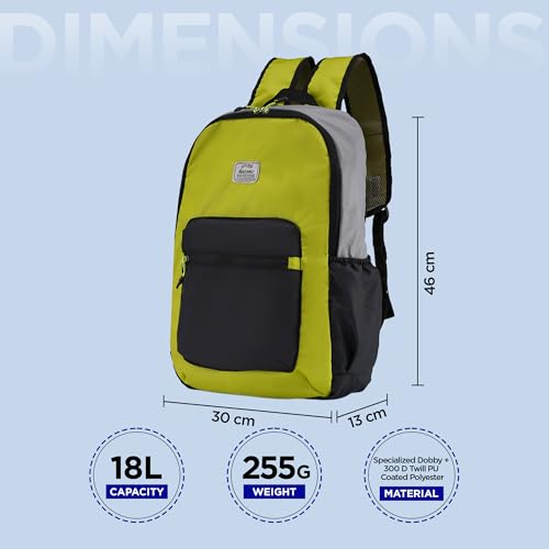Image of HARISSONS Drifter Foldable Daypack | 18L | Ultra-Lightweight & Packable | PU-Coated Polyester | Travel, Day Trips & Daily Use