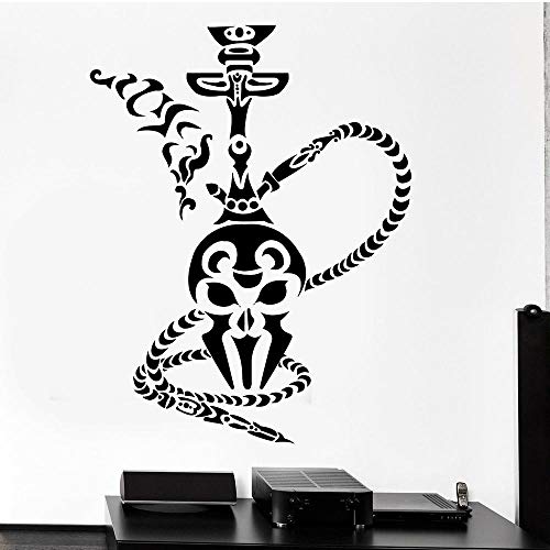 MRQXDP Shisha Wandaufkleber Wohnzimmer Shisha Rauchen Arabisch Cafe Vinyl Wandtattoo Schlafzimmer Rauch Europa Home…