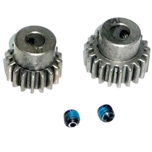 Traxxas E-Maxx Brushless 17T & 20T 0.8 METRIC PITCH PINION GEARS & SET SCREWS
